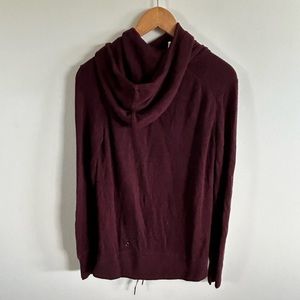 Lululemon hooded sweater 6 burgundy